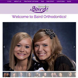 Baird Ortho Site Designed by EXPAND Business Solutions