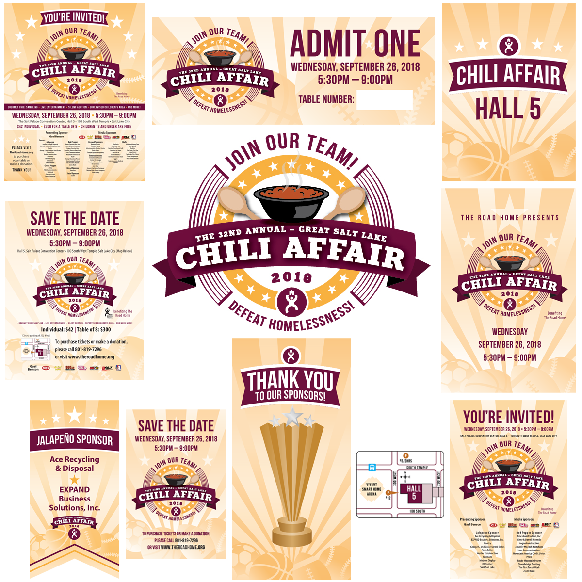 The Road Home Chili Affair Creative Collateral Designed by EXPAND